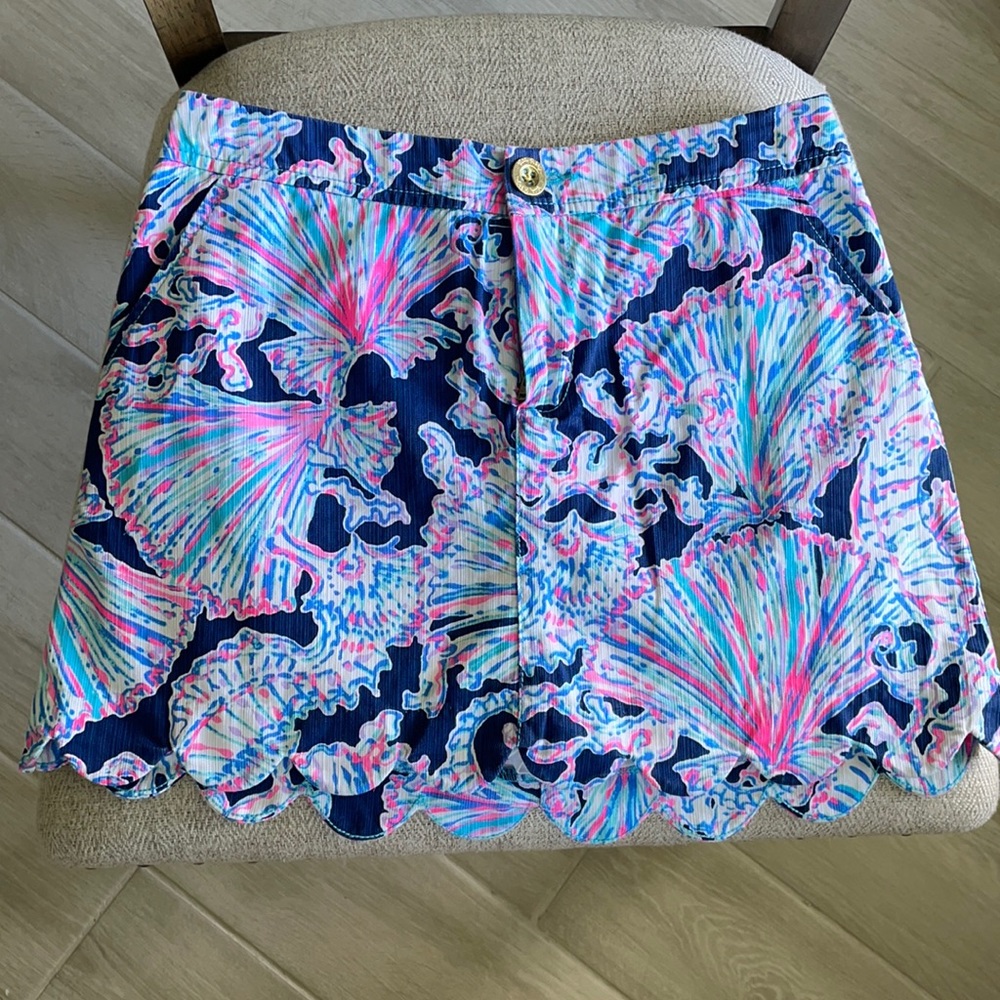 Lilly Pulitzer scallop skirt